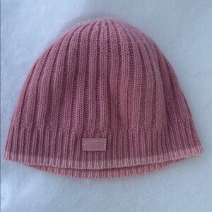 Coach Two-Tone Cashmere Blend Beanie